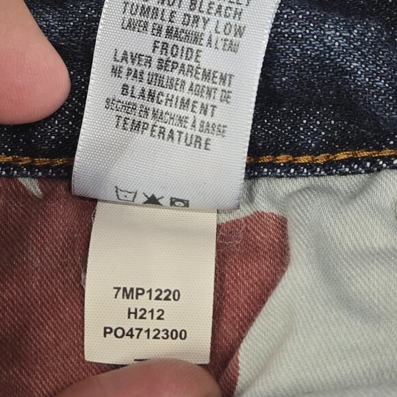 Lucky Brand Jeans Mens 38x26 H212 Blue Straight Medium Cotton HEMMED(Tagged 40) - Picture 5 of 14